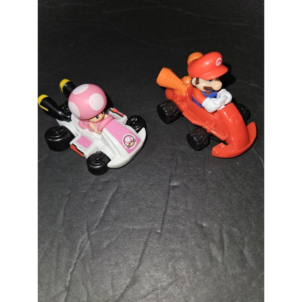 Set Of 2 Mario Kart Cars Toadette And Mario Mcdonalds‎ 2022